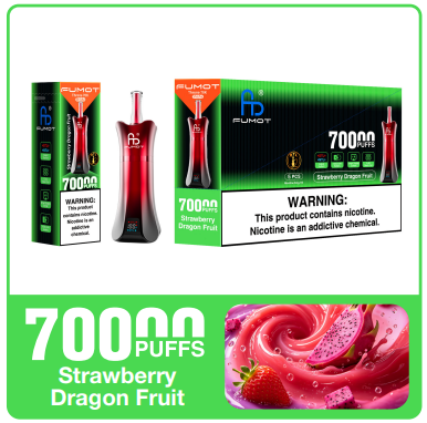 Fumot Strawberry Dragon Fruit 70K Puffs - Image 3
